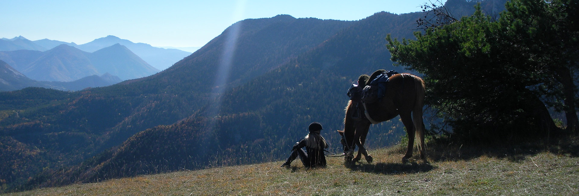 dévoluy à cheval